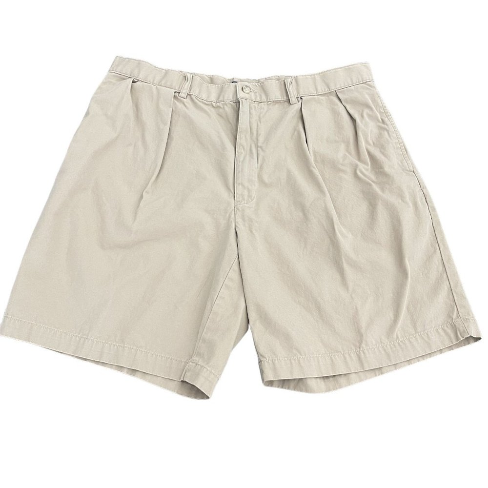 Polo by Ralph Lauren Khaki Cotton Tyler Shorts Black Pony, Size 38